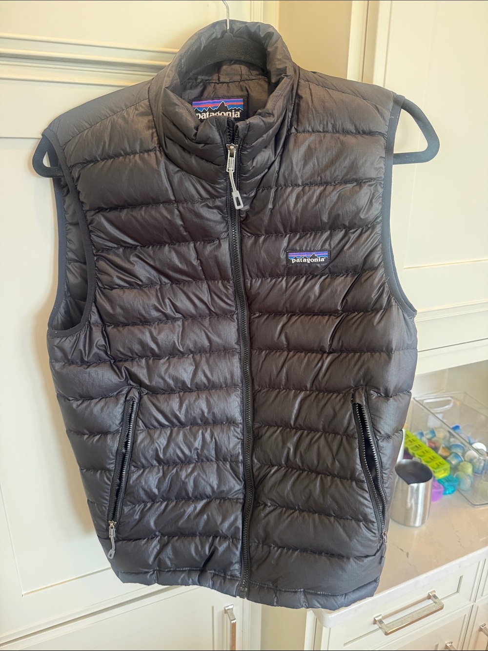 Patagonia Men’s Black Quilted Down Vest